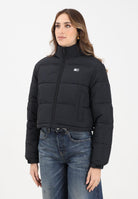 TOMMY JEANS Piumino nero da donna con logo DW0DW21620BDS  TOMMY JEANS 