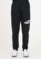 Pantalone sportivo nero per donna e bambina con stampa Icon DQ2662D003G DQ900 DSQUARED2 