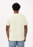 CALVIN KLEIN JEANS T-shirt a manica corta giallo chiaro da uomo con ricamo CK LV04RD254G ZRK CALVIN KLEIN JEANS 