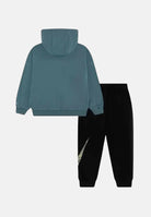 NIKE Tuta In The Zone nera e verde petrolio da neonato 66N738 023 NIKE 