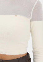 ELISABETTA FRANCHI Maglione a collo alto panna da donna MK54T57E2 DZ9 ELISABETTA FRANCHI 