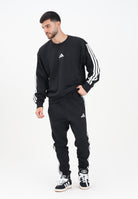 ADIDAS PERFORMANCE Pantalone sportivo Essentials 3-Stripes Fleece nero da uomo JD1861 . ADIDAS PERFORMANCE 