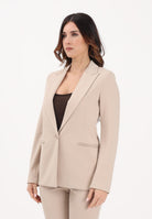 VICOLO Giacca monopetto beige da donna TAB0230 ABU061 VICOLO 