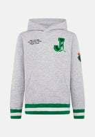 JORDAN Felpa con cappuccio Court of Legends grigia per bambino e bambina 95D697 G2H JORDAN 