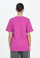 MAISON MARGIELA T-shirt a manica corta color prugna per donna, ragazzi e bambini arricchita da un logo Hand Written M60897MM02Y M6602 MAISON MARGIELA 