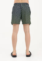 NIKE Shorts mare nero da uomo con stampa Swoosh NESSG577 001 NIKE 