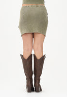 DIESEL Gonna corta verde militare per donna, ragazze e bambine stile cargo J02686KYA0D K511 DIESEL 