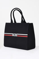GCDS Shopper nera da donna con logo GCDSEM001 99 GCDS 