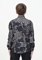Camicia a manica lunga nera da bambino con fantasia a pois CA3106J FANTASIA I'M BRIAN 