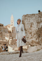 MAX MARA Giacca panna da donna 2526046161600 008 MAX MARA 