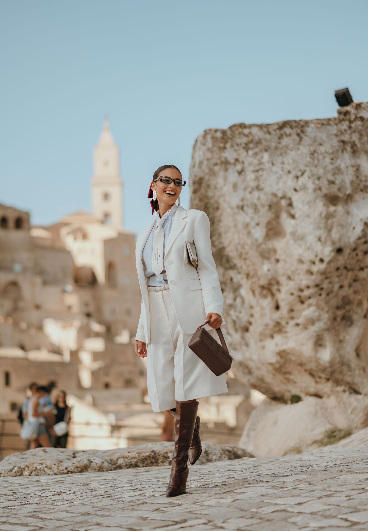 MAX MARA Giacca panna da donna 2526046161600 008 MAX MARA 