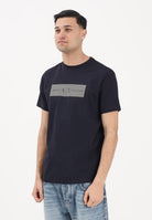 ARMANI EXCHANGE T-shirt a manica corta blu da uomo con stampa XM002472AF10356 UB101 ARMANI EXCHANGE 