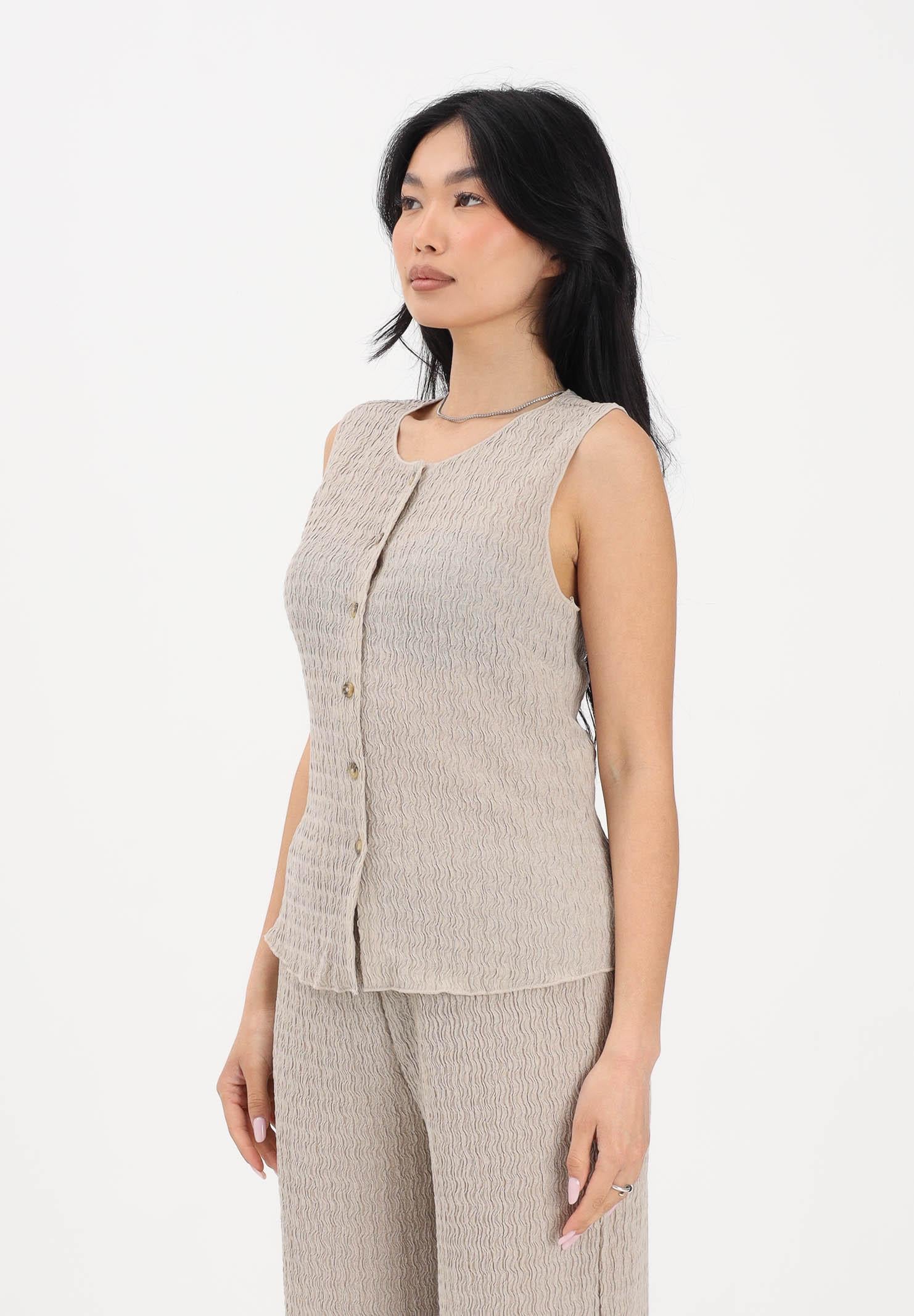 ONLY Canotta beige da donna 15374601 SILI ONLY 