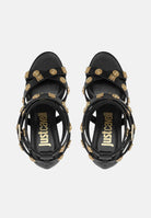 JUST CAVALLI Sandali con tacco neri da donna 80RA3S40ZSE55 899 JUST CAVALLI 