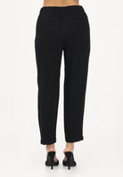 ONLY Pantalone nero da donna con cintura coordinata 15367751 BL ONLY 