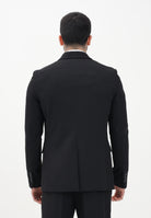 PATRIZIA PEPE Giacca monopetto nera da uomo 5S0757A498 K103 PATRIZIA PEPE 