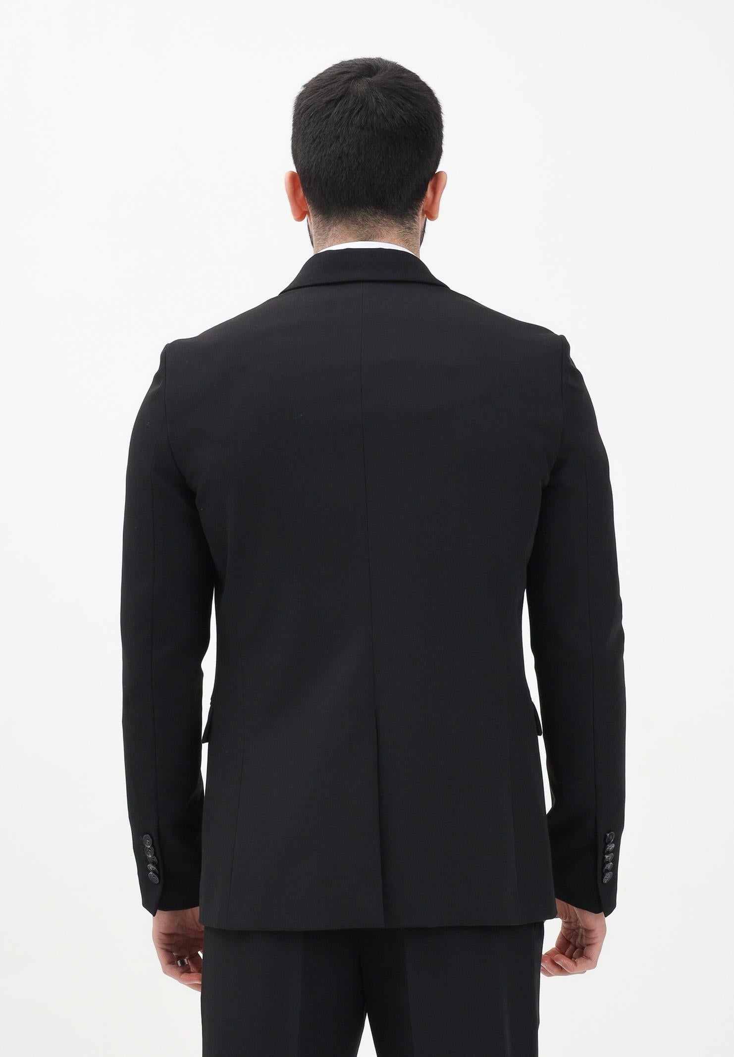 PATRIZIA PEPE Giacca monopetto nera da uomo 5S0757A498 K103 PATRIZIA PEPE 