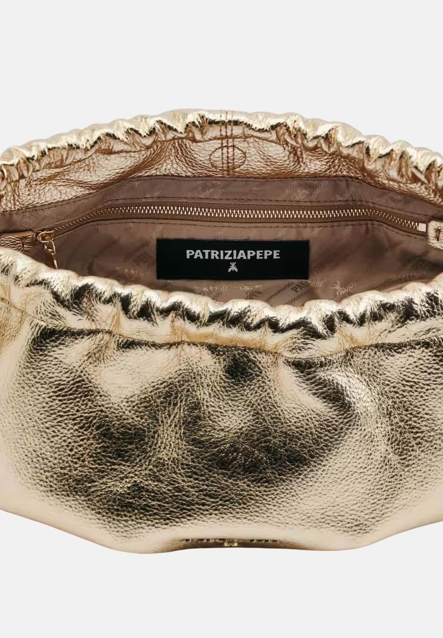 PATRIZIA PEPE Pochette Bubble oro da donna 2B0161L031 Y442 PATRIZIA PEPE 