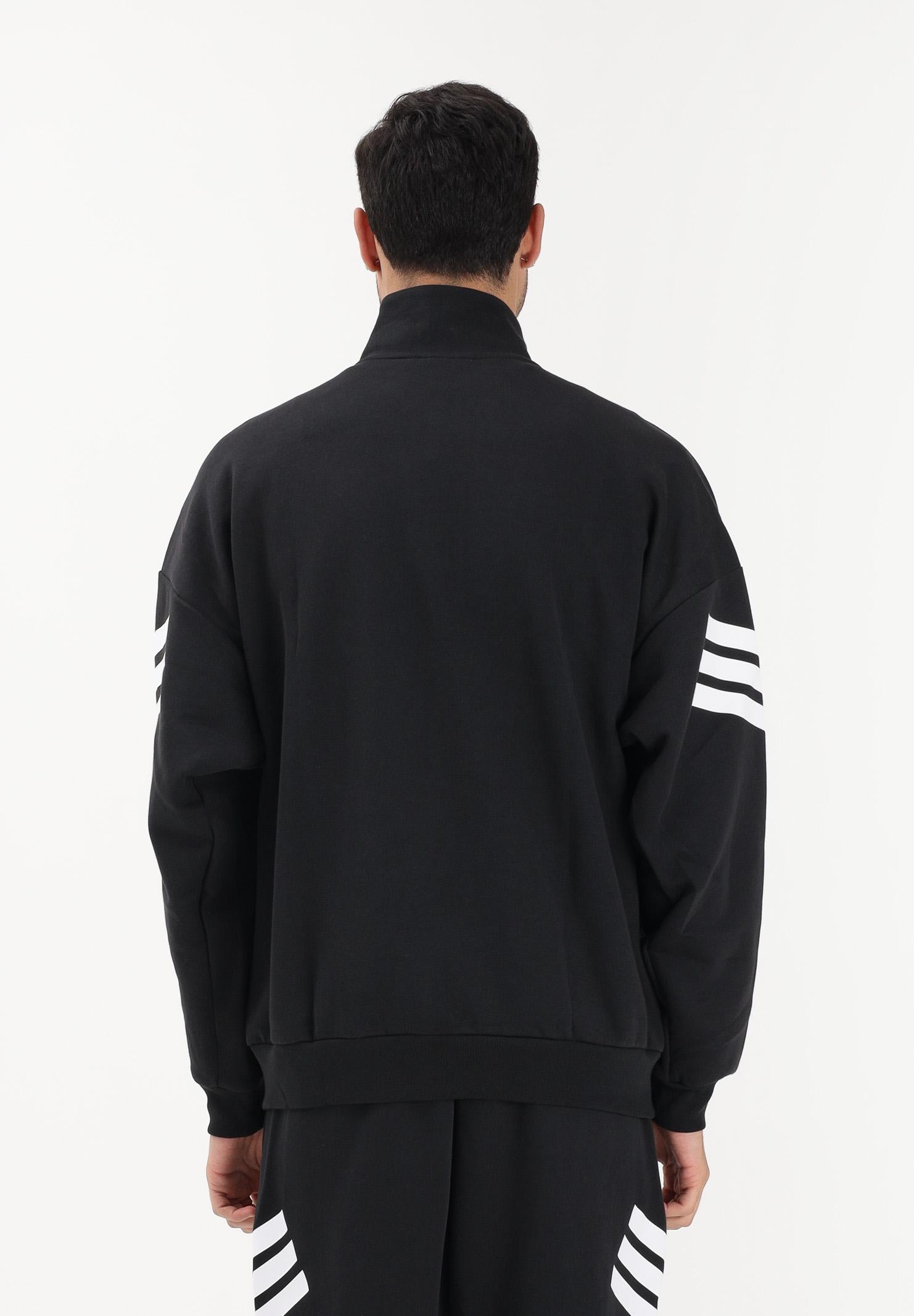 ADIDAS PERFORMANCE Felpa con zip Future Icons 3-Stripes nera da uomo JD4885 . ADIDAS PERFORMANCE 