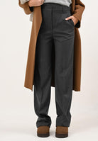 MAX MARA Pantalone elegante LAMBRO grigio da donna 2526136022600 003 MAX MARA 