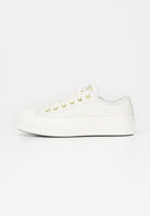 CONVERSE Sneakers CHUCK TAYLOR ALL STAR LIFT PLATFORM GOLD panna da donna A12765C . CONVERSE 
