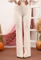 VICOLO Pantalone elegante panna da donna TF0306 FU03 VICOLO 