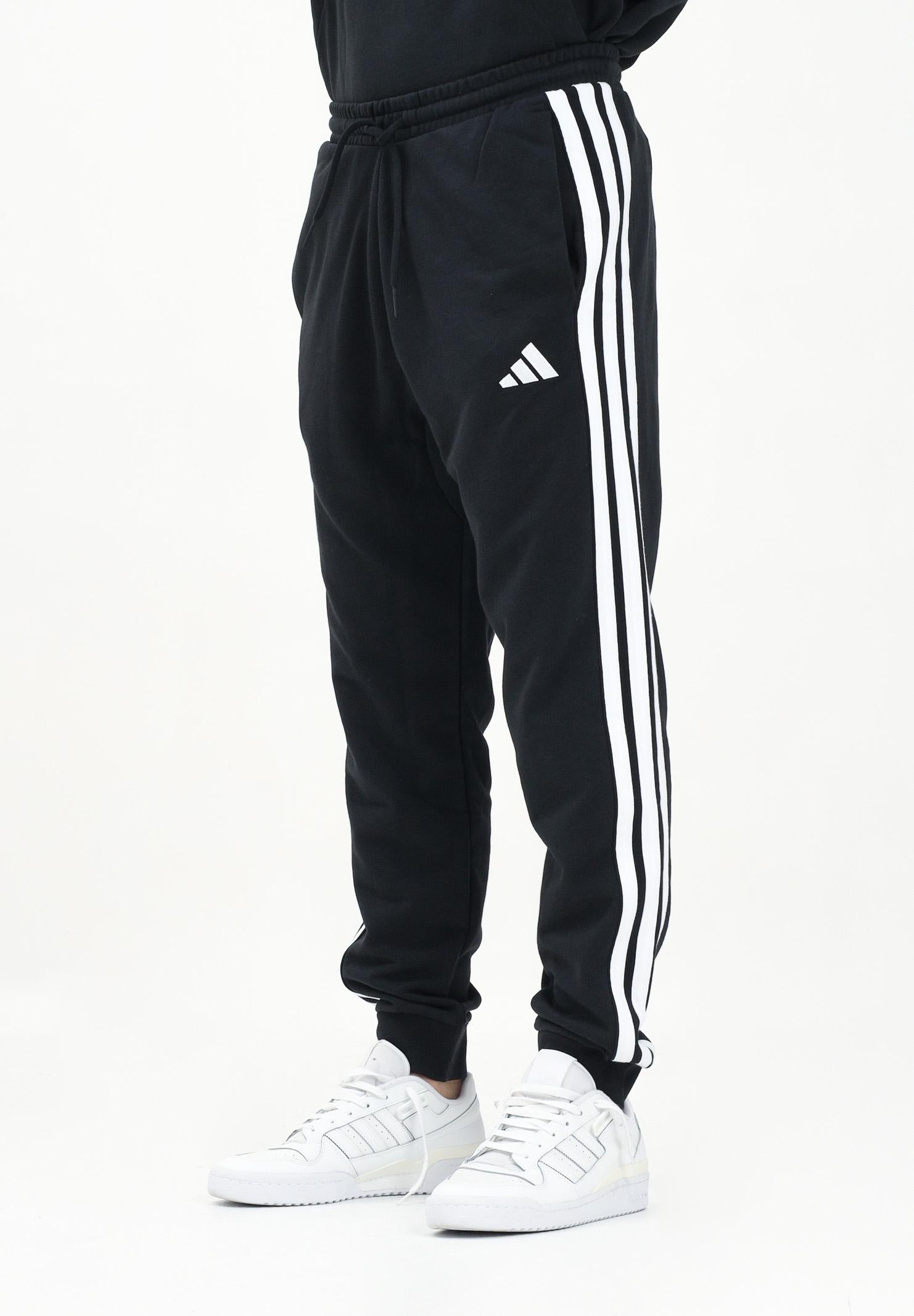 ADIDAS PERFORMANCE Pantalone sportivo Essential 3-Stripes French Terry nero da uomo JD1881  ADIDAS PERFORMANCE 