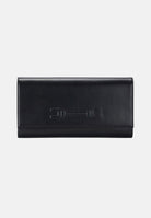 ELISABETTA FRANCHI Pochette nera da donna realizzata in vera pelle BS99A61E2 110 ELISABETTA FRANCHI 