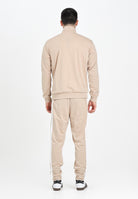 ADIDAS PERFORMANCE Tuta Basic 3 Stripe Tricot beige da uomo JX8732  ADIDAS PERFORMANCE 