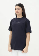 MARNI T-shirt a manica corta blu per donna, ragazzi e bambini con stampa logo M01413M00RF 0M803 MARNI 
