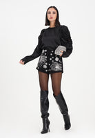 TPN Shorts Devon nero da donna con ricamo di paillettes DEVON092W5 D6 TPN 