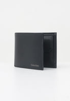 CALVIN KLEIN Portafogli nero da uomo con logo LV04D1105G UB1 CALVIN KLEIN 