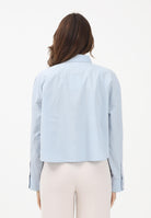CALVIN KLEIN JEANS Camicia a manica lunga azzurra da donna LV047C141G24Q . CALVIN KLEIN JEANS 