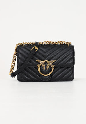 PINKO Borsa a tracolla Mini Love Bag One nera da donna 100074A0GK Z99Q PINKO 