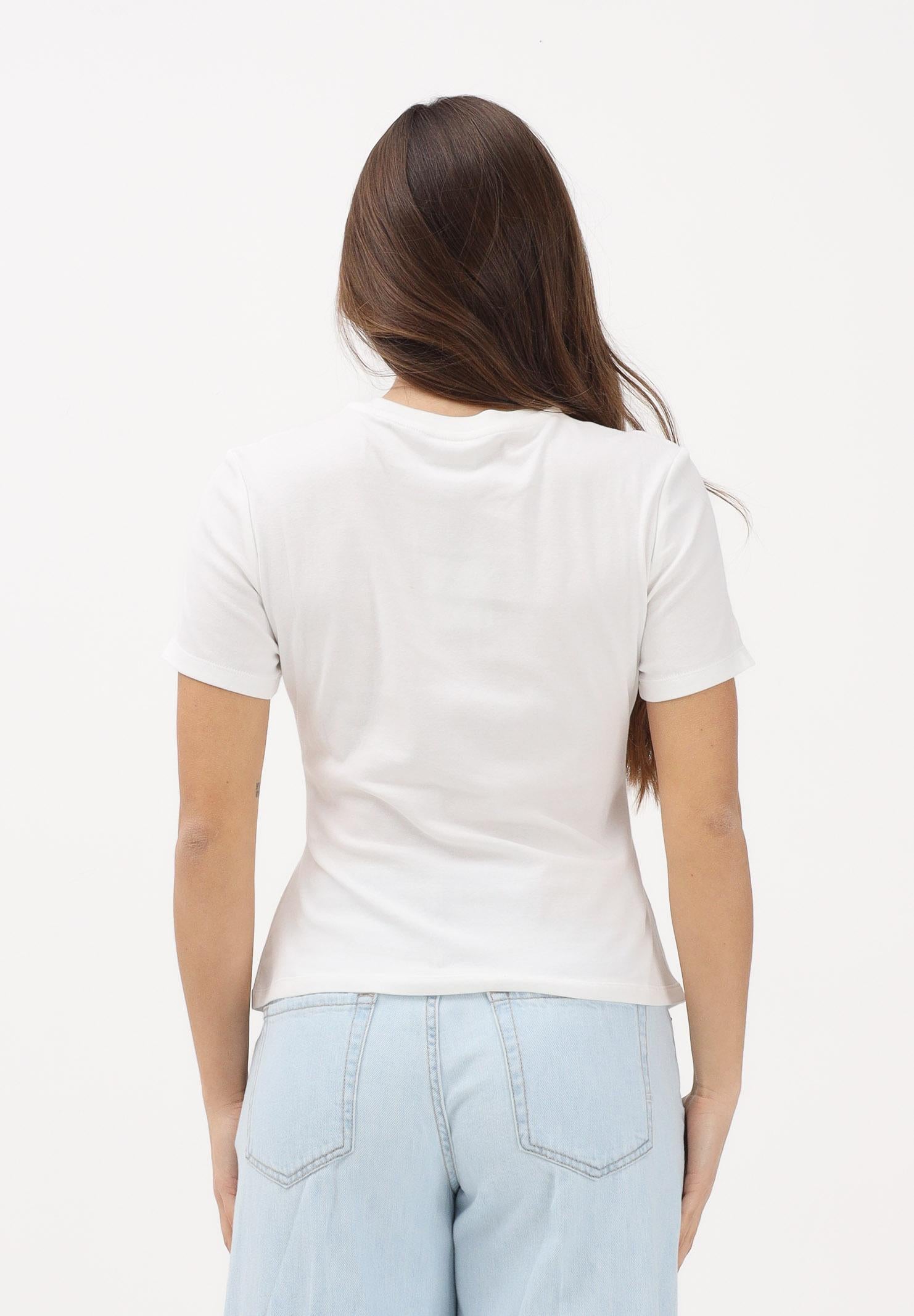 JDY T-shirt a manica corta bianca da donna con drappeggio 15365933 CLDA JDY 