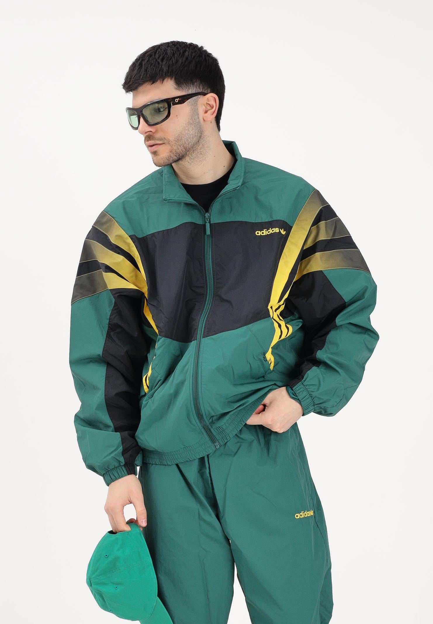 ADIDAS ORIGINALS Giacca a vento SANTIAGO verde da uomo KS8325 . ADIDAS ORIGINALS 