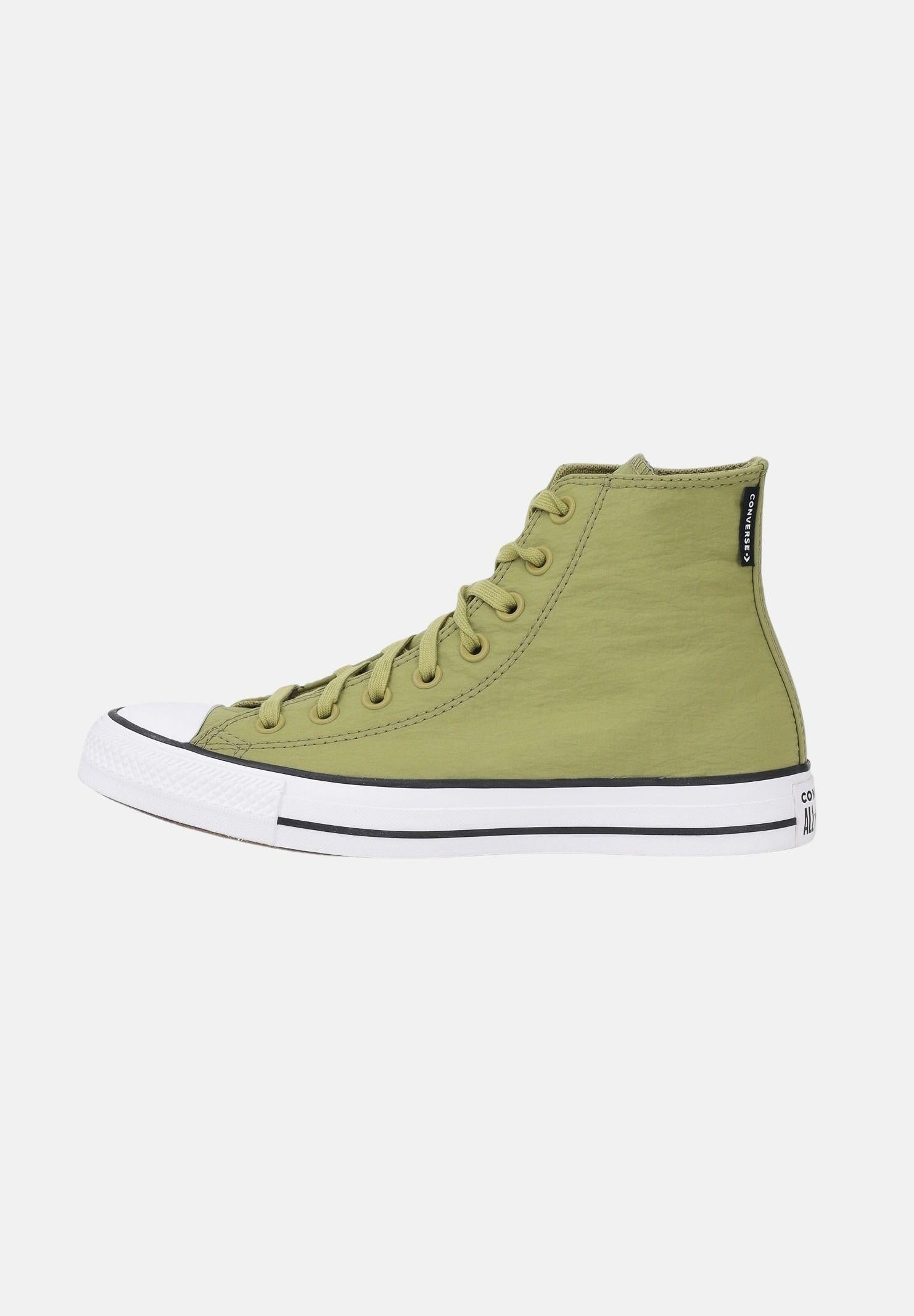 CONVERSE Sneakers Chuck Taylor All Star Nylon Hi verde da uomo A16806C . CONVERSE 