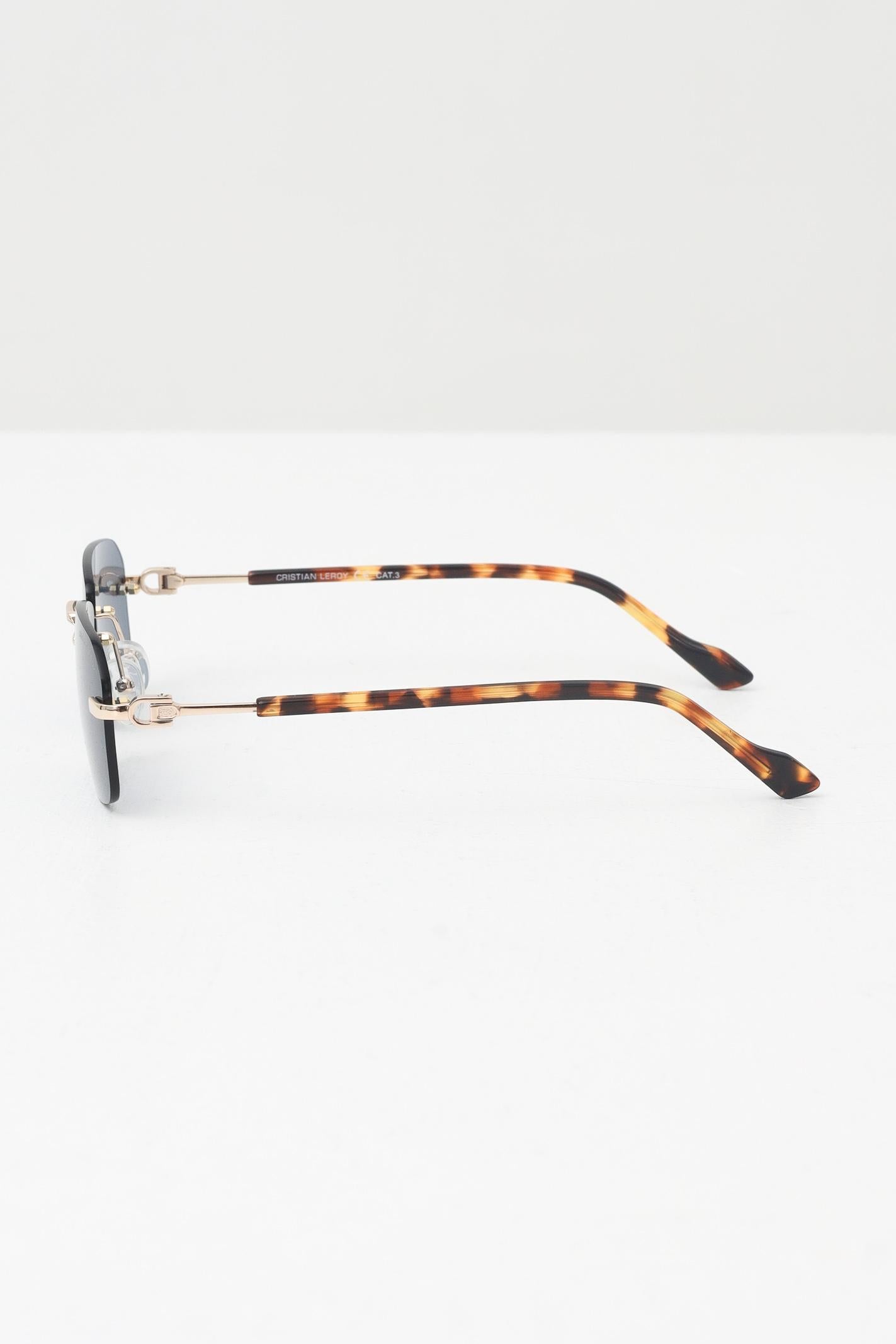 CRISTIAN LEROY Occhiali da sole blu per uomo e donna 15055 04 CRISTIAN LEROY 