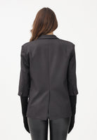 VICOLO Giacca doppiopetto grigia da donna con guanti TF2106 GR VICOLO 