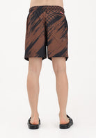 SPRAYGROUND Shorts mare SMEARED marrone e nero da uomo 910SWM2051 . SPRAYGROUND 