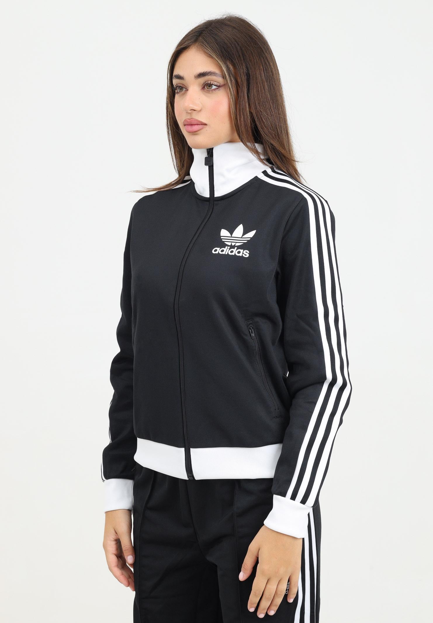 ADIDAS ORIGINALS Black Beckenbauer zip sweatshirt for women