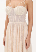 ELISABETTA FRANCHI Abito midi burro da donna realizzato in delicato pizzo AB97162E2 EG9 ELISABETTA FRANCHI 