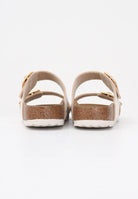 BIRKENSTOCK Ciabatte Sydney Cushion Buckle crema da donna 1030258  BIRKENSTOCK 