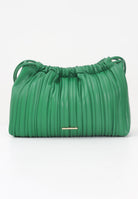 CALVIN KLEIN Borsa a spalla verde da donna in ecopelle plissettata LV04F3076G 0K6 CALVIN KLEIN 