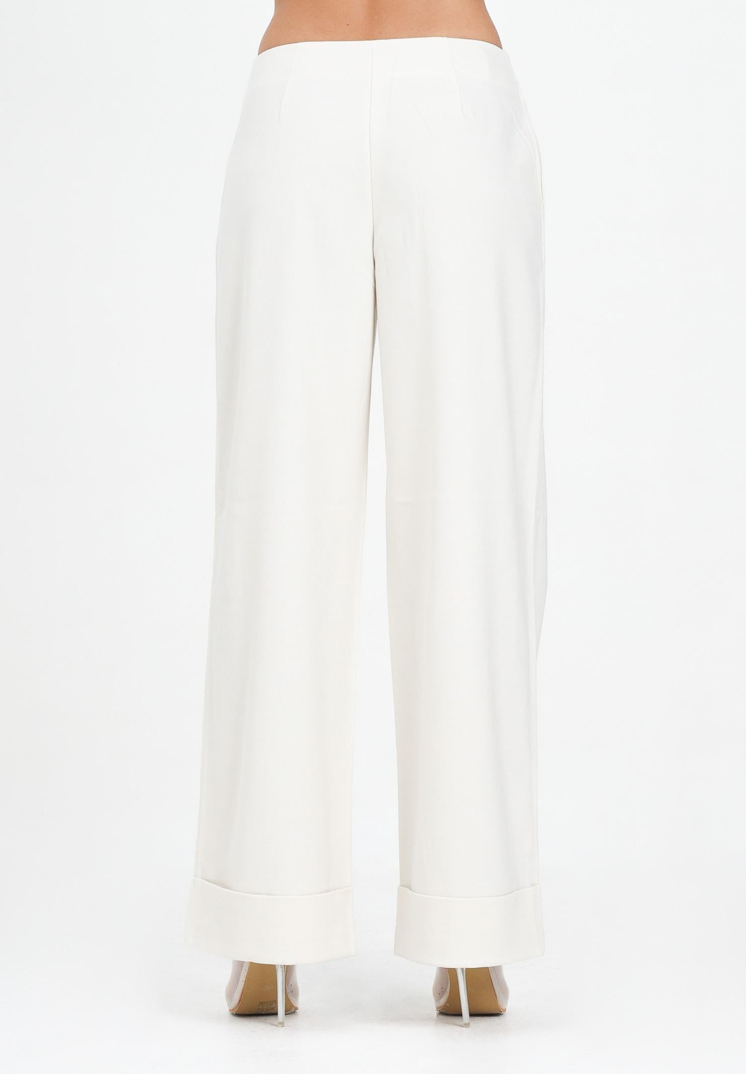 ARMANI EXCHANGE Pantalone panna da donna con piega XW000660AF16142 U1003 ARMANI EXCHANGE 