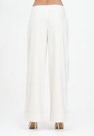 ARMANI EXCHANGE Pantalone panna da donna con piega XW000660AF16142 U1003 ARMANI EXCHANGE 