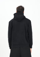 EA7 Felpa con cappuccio nera da uomo caratterizzata da stampa logo 7M000570AF10377 MC001 EA7 