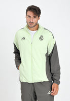 ADIDAS PERFORMANCE Felpa con zip Real Madrid Tiro 25 verde da uomo JP4056  ADIDAS PERFORMANCE 
