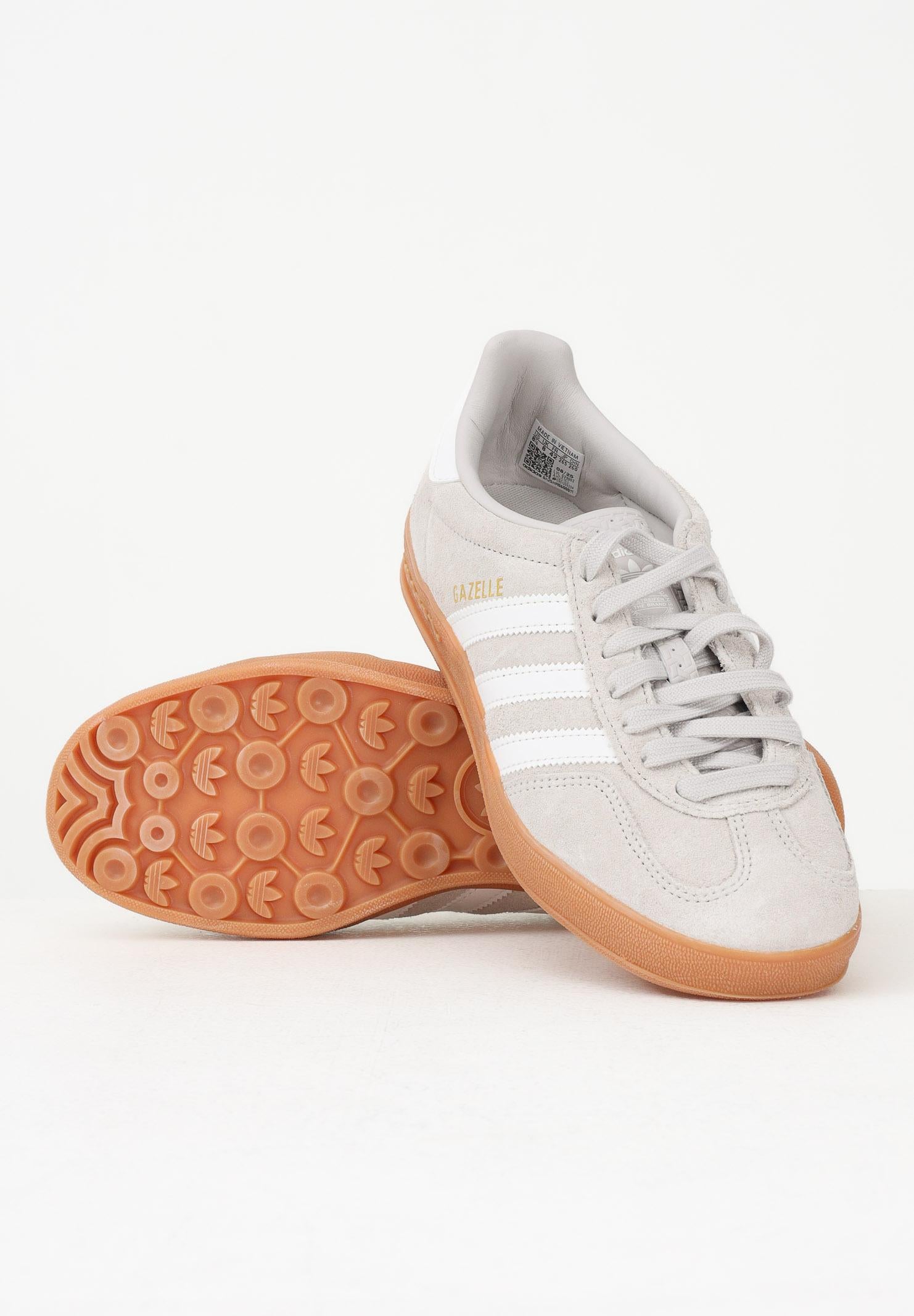 ADIDAS ORIGINALS Sneakers Gazelle Indoor grigio chiaro per uomo e donna HQ5153 . ADIDAS ORIGINALS 