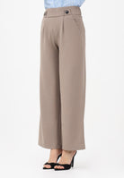 JDY Pantalone marrone da donna a vita alta 15208430 DRBL JDY 